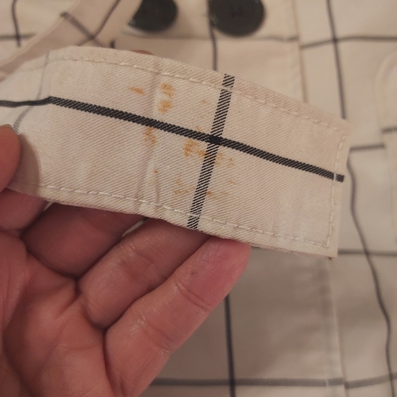 Striped Raincoat Trenchcoat - Picture 5 of 6